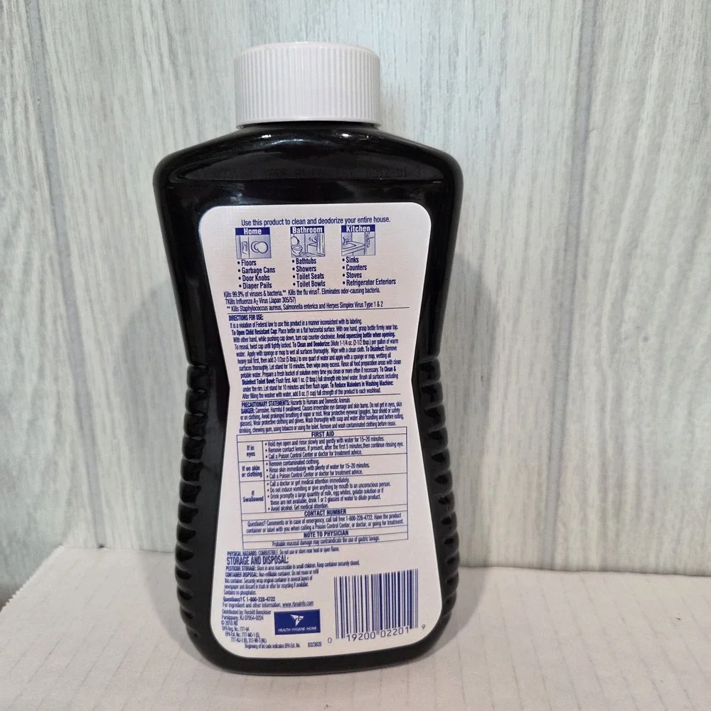 Lysol Concentrate Disinfectant Original Scent 12 fl oz Makes 9 Gallons